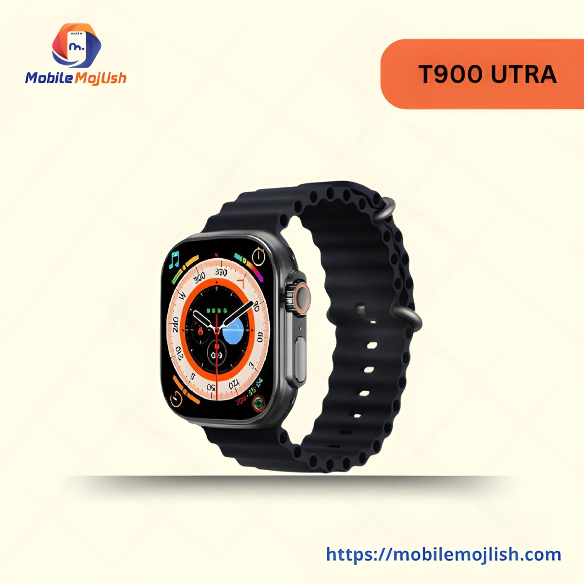 T900 Smartwatch Black